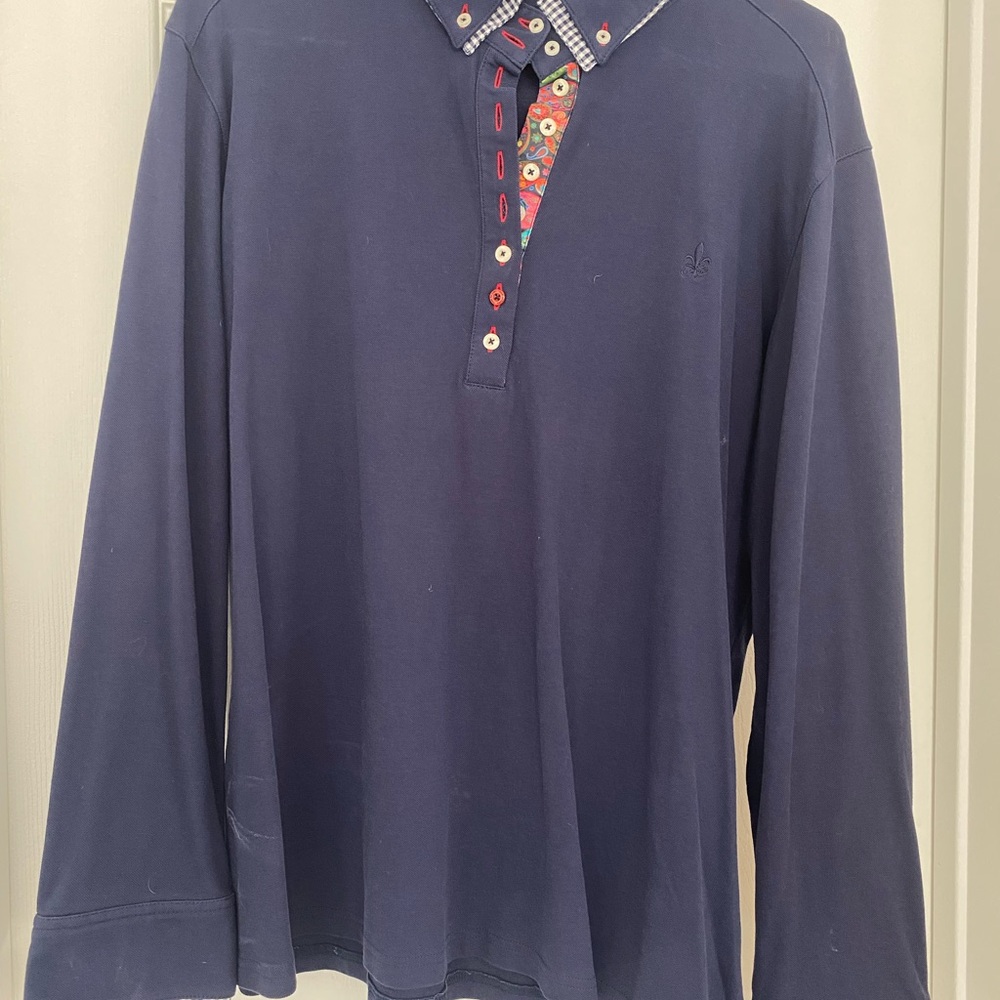 Fior Da Liso size 18 EUC women’s long sleeve Polo. Made in Germany.